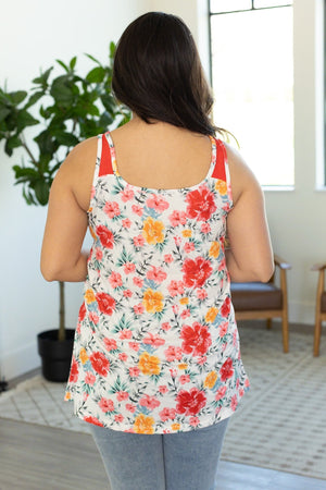 IN STOCK Poppy Tank - Tropical Sunset Floral