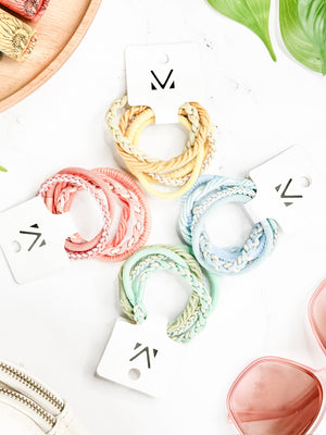 IN STOCK Hair Tie Bracelet Sets - Colorful Mix