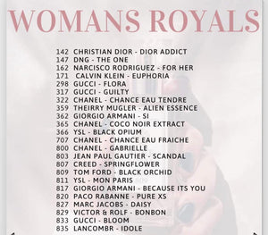 "Inspired" Womans Royals Perfumes