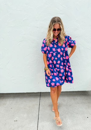 PREORDER: Summer Blooms Floral Dress in Two Colors