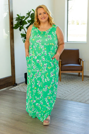 IN STOCK 02.23.2024 Samantha Maxi Dress - Green Floral