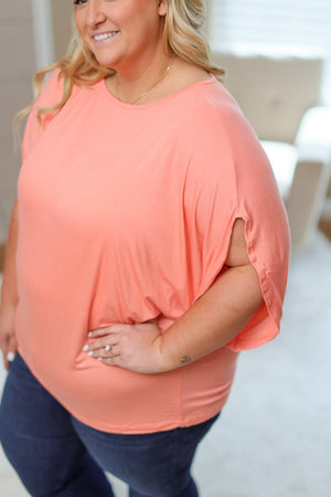 IN STOCK Darcy Dolman Top - Coral