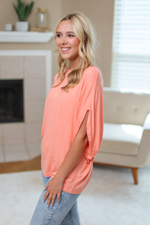 IN STOCK Darcy Dolman Top - Coral