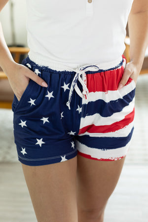 IN STOCK Jamie Shorts - Stars and Stripes