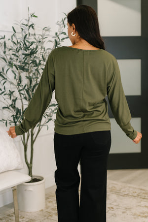 Dinner Plans Dolman Long Sleeve