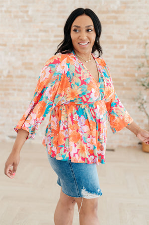 In Other Words, Hold My Hand V-Neck Blouse