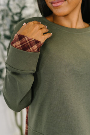 Layer Player Drop Shoulder Long Sleeve Top