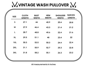 IN STOCK Vintage Wash Pullover - Lavender