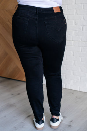 Nicole Tummy Control Skinny Jeans in Black