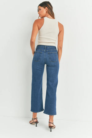 PREORDER: High Rise Wide Leg Jeans in Three Colors