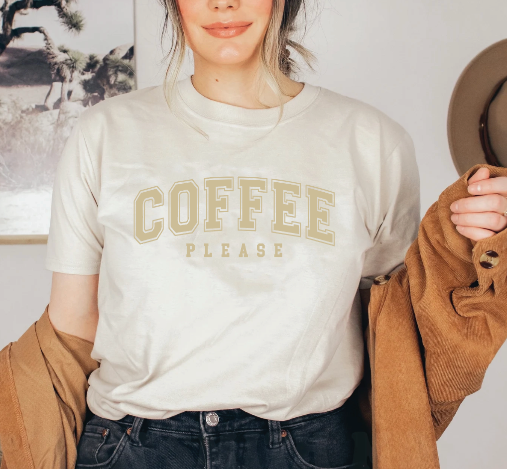 (PUFF INK) COFFEE PLEASE Sweatshirt