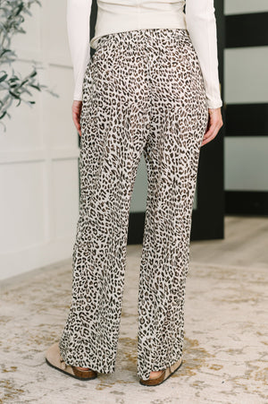 Wander Wild Leopard Drawstring Pants