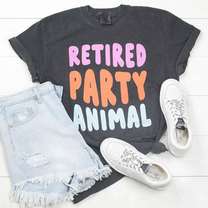 PREORDER: Retired Party Animal Graphic Tee